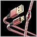 Reflective Usb Kabel 1,5 M Usb 2.0 Usb A Micro-usb B Rot (00201556) - Foto miniatura 4