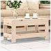 Poggiapiedi da Giardino 62x30x32 cm in Legno Massello di Pino - Foto miniatura 1