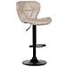 Set Di 2 Sedie Alte Valetta Pelle Sintetica Beige Chiaro - Foto miniatura 5