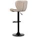 Set Di 2 Sedie Alte Valetta Pelle Sintetica Beige Chiaro - Foto miniatura 6