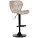 Set Di 2 Sedie Alte Valetta Pelle Sintetica Beige Chiaro - Foto miniatura 10