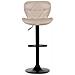 Set Di 2 Sedie Alte Valetta Pelle Sintetica Beige Chiaro - Foto miniatura 11