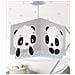 Lampada A Sospensione Per Bambini Panda Blu - Foto miniatura 1