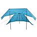 Tenda Da Campeggio Tipi Per 5 Persone Blu Impermeabile - Foto miniatura 5