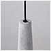 Sollux Lighting Lampada A Sospensione Electra In Cemento Sl.1347 - Industriale Lampade A Sospensione Grigio 125x8x8 Cm - Foto miniatura 7