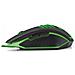 Mouse EGM209G Ottico 6 Tasti 2400 DPI Colore Nero /Verde - Foto miniatura 2