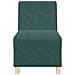 Divano Sedia Verde Scuro 55 cm Velluto - Foto miniatura 3