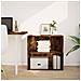 Libreria Rovere Fumo 80x30x77 Cm In Legno Multistrato - Foto miniatura 3