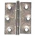 4 Cerniera A Spina Fissa In Ferro Zincato L50h60 - Foto miniatura 1