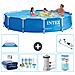 Piscina Fuori Terra - In Giro - 366x76 Cm - Blu - Include Accessori Coordinati A1601 - Foto miniatura 1