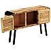 Credenza In Legno Massello Di Mango 120x30x76 Cm - Foto miniatura 6