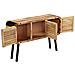 Credenza In Legno Massello Di Mango 120x30x76 Cm - Foto miniatura 7