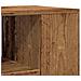 Mobile Porta TV con Ruote Legno Antico 102x34,5x43cm Truciolato - Foto miniatura 8