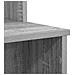 Scrivania con storage grigio sonoma 120.5x44x88.5 cm legno ingegnerizzato - Foto miniatura 7