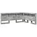 Testata contenitore Grigio cemento 160 cm Legno multistrato - Foto miniatura 1