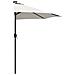 Ombrello da giardino Sabbia 294 x 150 x 223 cm Tessuto - Foto miniatura 6