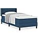 Letto box spring con materasso con materasso Blu 90 x 200 cm - Foto miniatura 4