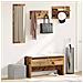 Set mobili da ingresso Legno vecchio 90 x 31 x 46.5 cm - Foto miniatura 2