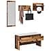 Set mobili da ingresso Legno vecchio 90 x 31 x 46.5 cm - Foto miniatura 3