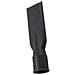 Bocchetta Piatta Per Aspirapolvere 44mm - Materiale Abs, Colore Nero - Foto miniatura 2