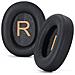 2 Cuscinetti Auricolari Di Ricambio Compatibili Con Qcy H3/h3 Lite & Tozo Ht2/ht 2 - Pelle Proteica Nera E Memory Foam - Foto miniatura 3