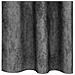 Tenda con tende 2 pcs Grigio 260 x 140 cm Velluto - Foto miniatura 6