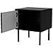 CORTINA 490306 comodino 0 cassetto /cassetti Nero - Foto miniatura 2