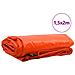 Telo 650g / m² Arancione 1,5 x 2 m Tela con rivestimento in PVC - Foto miniatura 2