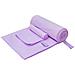 Set di Asciugamani Sportivi 2 pcs Viola Tessuto - Foto miniatura 1