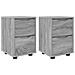 Comodini con cassetto 2 pcs Grigio Sonoma 30,5 x 30 x 43 cm - Foto miniatura 1