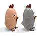 Batteria Esterna Portatile 4000 Mah Design Chick (giallo) - Foto miniatura 1