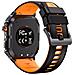 Smartwatch Multifunzione Con Monitoraggio Della Salute E Chiamate Bluetooth Black+orange - Foto miniatura 2