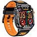 Smartwatch Multifunzione Con Monitoraggio Della Salute E Chiamate Bluetooth Black+orange - Foto miniatura 3