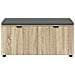 Panca per ingresso con cuscino Rovere Sonoma 100 x 38 x 46 cm - Foto miniatura 6