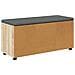 Panca per ingresso con cuscino Rovere Sonoma 100 x 38 x 46 cm - Foto miniatura 8