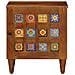 Armadio da Notte Marrone 40 x 33 x 46 cm - Foto miniatura 3