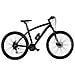 Bici Misura 29 Mountain Bike Telaio Alluminio Uomo Bicicletta Mtb Crow 24v Acera Freni Disco Idraulici Forcella Idraulica - 48 Nero Arancio Opaco - Foto miniatura 3
