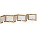 Cancello per cani pieghevole con supporti 6 pcs 482 cm - Foto miniatura 1