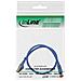 cavo patch per rete dati lan cat. 6, 2x rj45, doppia schermatura sftp (pimf) , halogenfree, colore blu, 0,25m - Foto miniatura 2