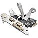 Scheda di interfaccia PCIe Combo 2+1 porte seriali e paralle - Foto miniatura 1