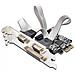 Scheda di interfaccia PCIe Combo 2+1 porte seriali e paralle - Foto miniatura 2