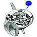 Passatutto In Plastica Din. 24 Con Particolari In Acciaio Inox (3 Dischi) Mod. Tilly 3 - Foto miniatura 2