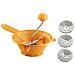 Passatutto In Plastica Din. 24 Con Particolari In Acciaio Inox (3 Dischi) Mod. Tilly 3 - Foto miniatura 3