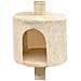 Albero Per Gatti Con Tiragraffi Sisal 125 Cm Beige - Foto miniatura 4