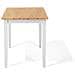 Tavolo Da Pranzo In Legno Marrone / bianco 114 X 68 Cm Georgia - Foto miniatura 13