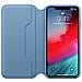 Custodia Folio in Pelle per IPhone XS Max Colore Blu  - Foto miniatura 3
