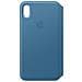 Custodia Folio in Pelle per IPhone XS Max Colore Blu  - Foto miniatura 2