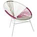 Sedia Stil Spaghetti Bianco Beige Rosa Acapulco - Foto miniatura 15