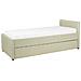 Letto Da Giorno In Tessuto Beige 90x200cm Libourne - Foto miniatura 7