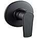 Miscelatore Doccia Da Parete Africa Ad Incasso Ottone Colore Nero Opaco Bagno - Foto miniatura 1